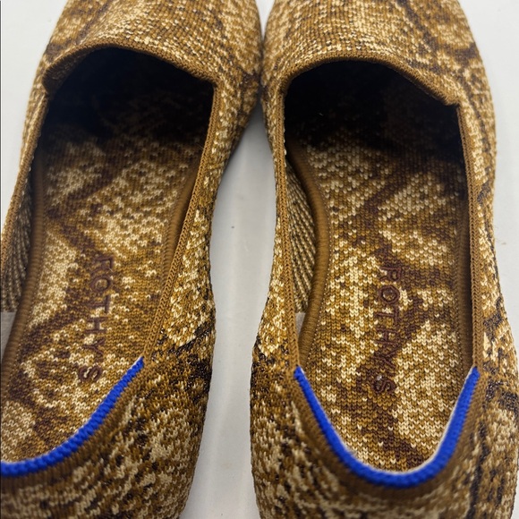 Rothy's The Loafer Bronze Python Slip On Comfort Sustainable SZ 9.5 casual - Picture 4 of 8